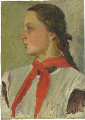 Лянглебен Моисей Вольфович. Портрет пионерки 